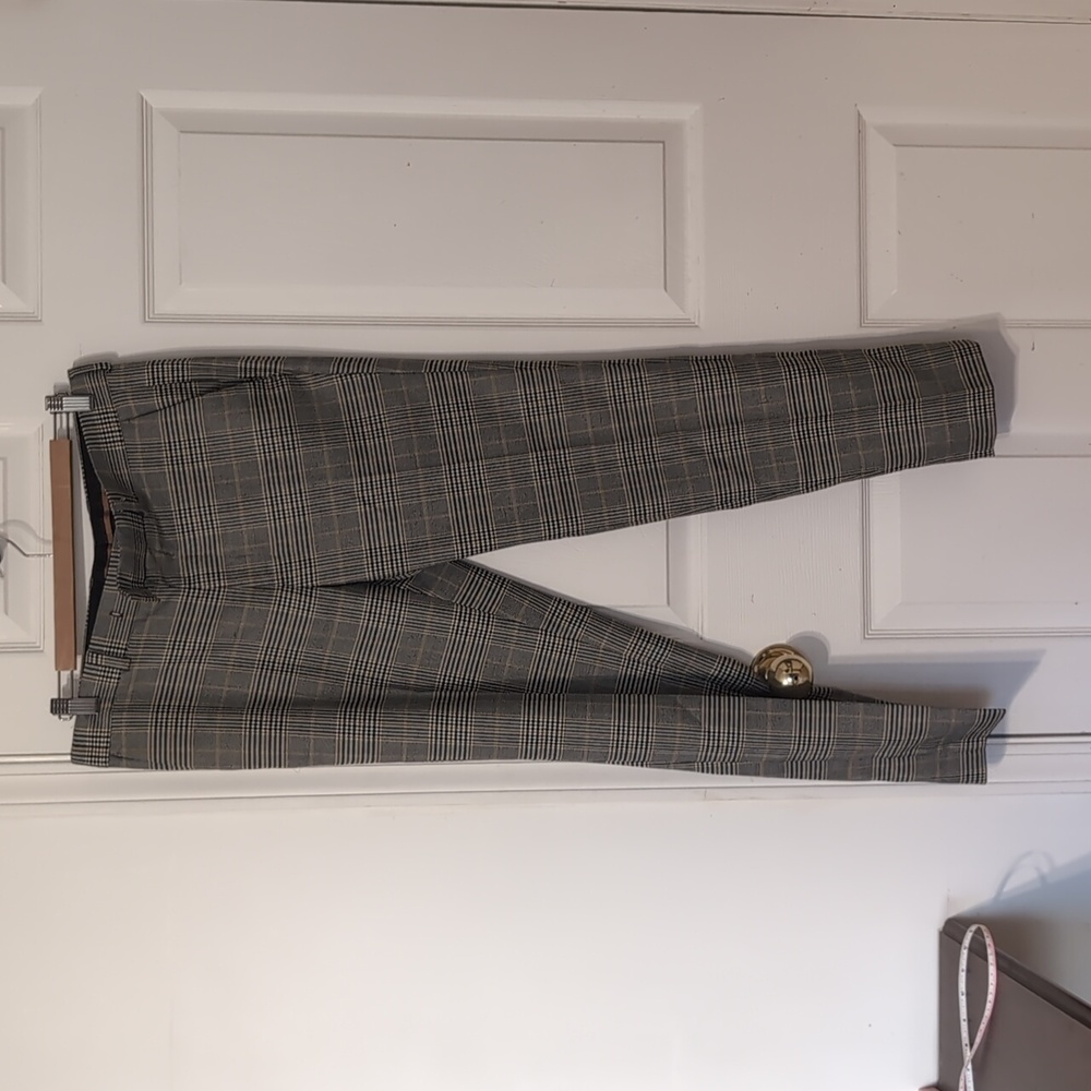 Topman Grey Plaid Dress Pants 32x30